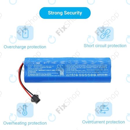 Xiaomi Roidmi EVE Plus, Viomi, Lydsto, Proscenic, Tefal - Baterie NR18650 M26-4S2P, SUN-INTE-181, H18650CH-4S2P Li-Ion 14.4V 6700mAh HQ