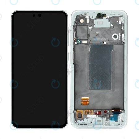 Samsung Galaxy A56 A566E - Ecran LCD + Sticlă Tactilă + Ramă (Awesome Lightgray) - GH82-36829B Genuine Service Pack