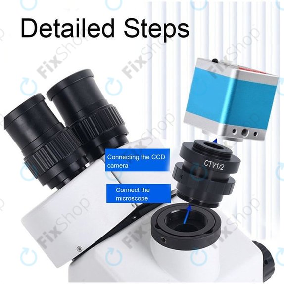 Adaptor CTV 1/2" C-Mount pentru microscop
