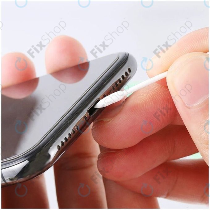 Tampoane de bumbac pentru curățarea telefoanelor și căștilor (25buc)