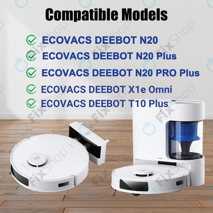 Filtru HEPA, 2 buc. pentru Ecovacs Deebot N20, N20 Plus, N20 Pro Plus