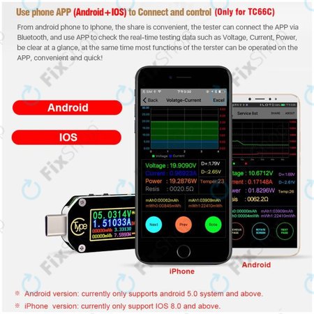 Joy-it JT-TC66C - USB Multimeter (USB-C)