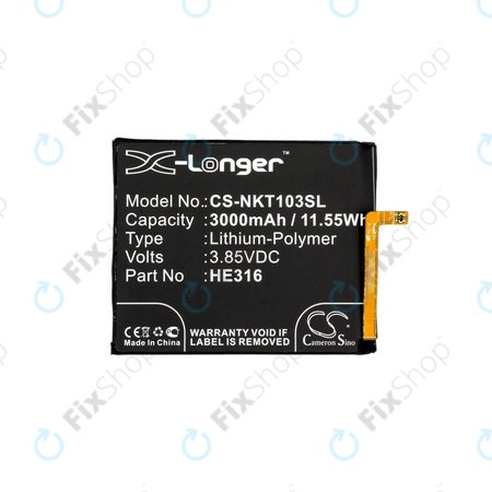 Nokia 6 - Baterie HE316 3000mAh HQ