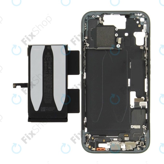 Ramă Mijlocie cu Baterie iPhone 15 | Black | ZD076-00669 | Genuine Apple