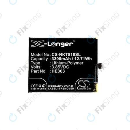 Nokia 8.1 (Nokia X7) - Baterie HE362, HE363, HE377 3300mAh HQ
