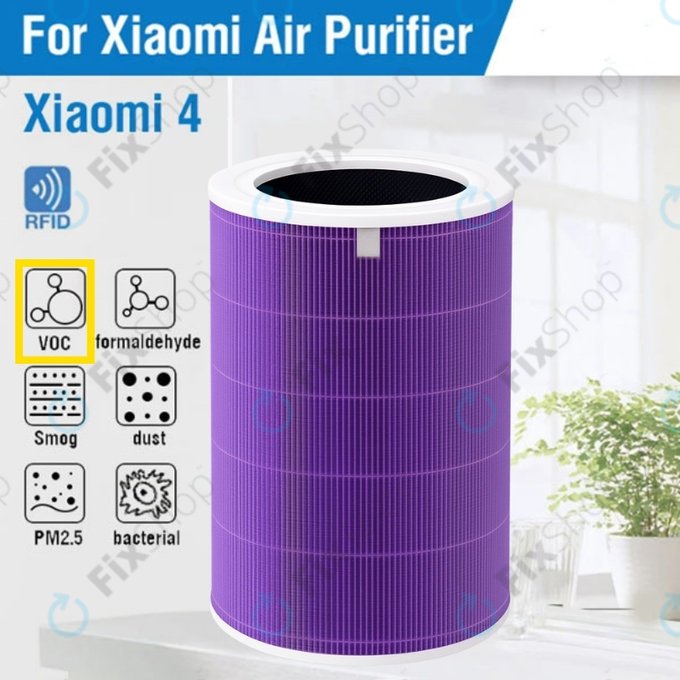 Xiaomi Mi Mijia Air Purifier 4 - Filtru HEPA (Anti-miros) (Mov)