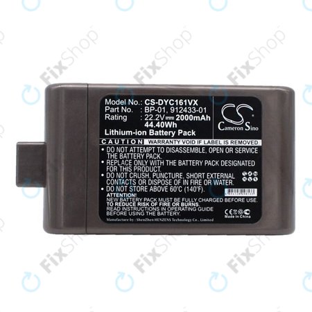 Dyson DC12, DC16 - Battery BP-01, 912433-01 Li-Ion 22.2V 2000mAh HQ