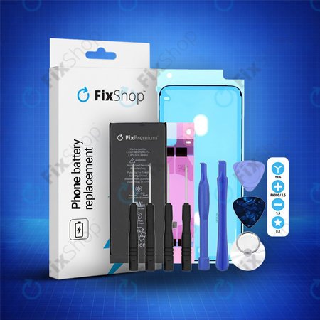 Apple iPhone SE (2nd Gen 2020) - Baterie 1821mAh FixPremium + Autocolant sub Baterie + Autocolant sub LCD + Set de Unelte - Multipack