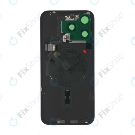 Sticlă Carcasă Spate pentru iPhone 15 Pro Max | Black Titanium | 661-36907 | Genuine Apple