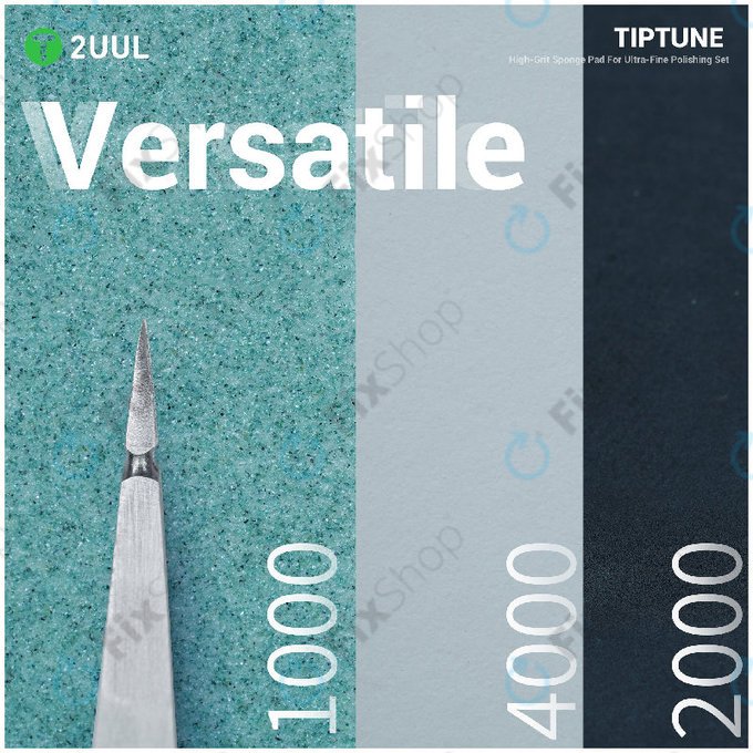 Set paduri micro-abrazive pentru lustruire fină, 2UUL FM02