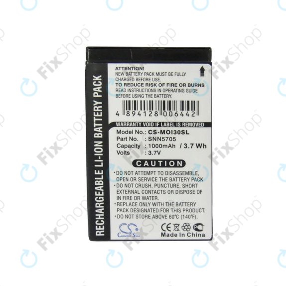 Baterie pentru Motorola i930, i920, i95, 1000mAh, Li-Ion, 3.7V, SNN5705, HQ