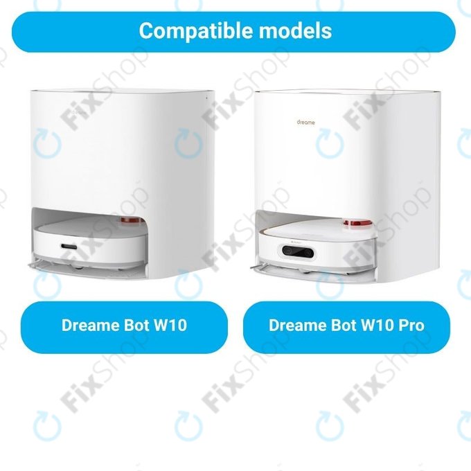 Set de piese de schimb pentru Xiaomi Dreame Bot W10, W10 Pro (2x Perii principale, 4x Filtre, 4x Perii laterale, 4x Lavete de mop)