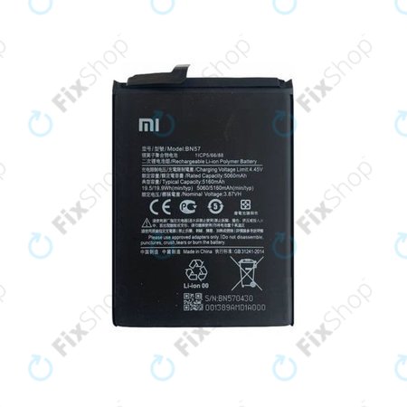 Xiaomi Poco X3 NFC, X3 Pro - Baterie BN57 5160mAh - 460200003J1G Genuine Service Pack