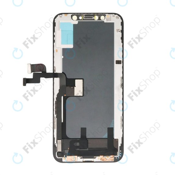 Ecran pentru iPhone XS, Sticlă tactilă cu ramă, Refurbished