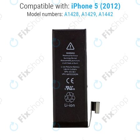 Apple iPhone 5 - Baterie 1440mAh