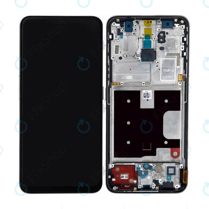 Oppo Reno 2 Z - Ecran LCD + Sticlă Tactilă + Ramă - REF-OPPOR2Z01BF Genuine Service Pack