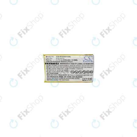 Apple iPod Shuffle (1st Gen) - Baterie 616-0212 250mAh HQ