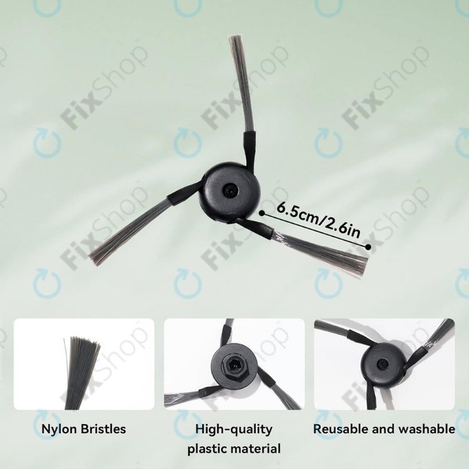 Perie laterală, 2 buc. pentru Xiaomi Dreame X50 Ultra, X40 Ultra, L40 Ultra, L40s Pro Ultra, Mova V50 Ultra, P60