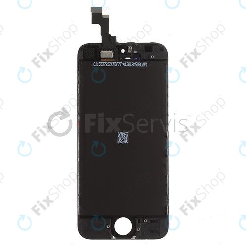 Ecran pentru iPhone 5S, SE, Black, Sticlă tactilă cu ramă