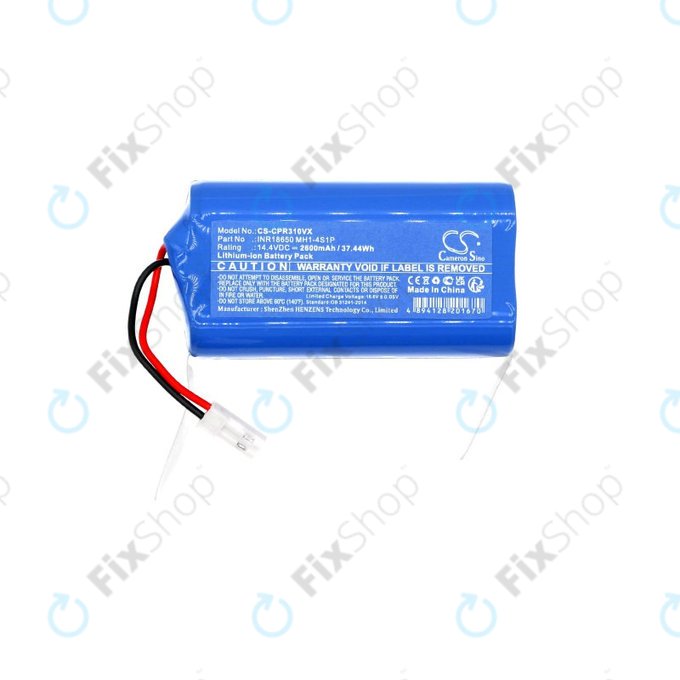 Baterie pentru Concept VR3110, VR3115, VR3000, 2600mAh, Li-Ion, 14.4V, INR18650 MH1-4S1P, HQ