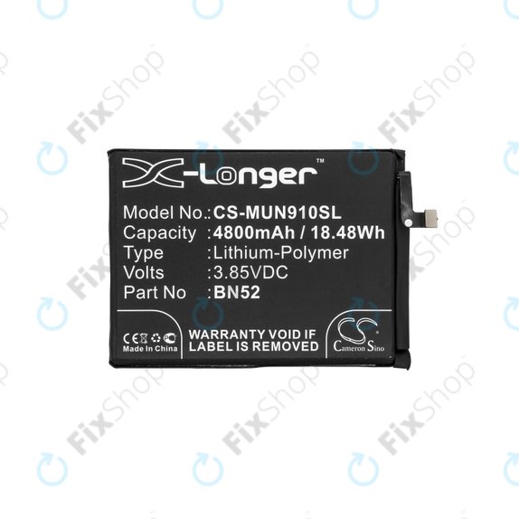 Xiaomi Redmi Note 9 Pro - Baterie BN52 4800mAh HQ
