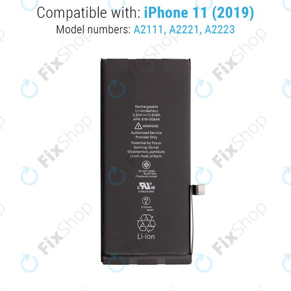 Baterie pentru iPhone 11, 3110mAh