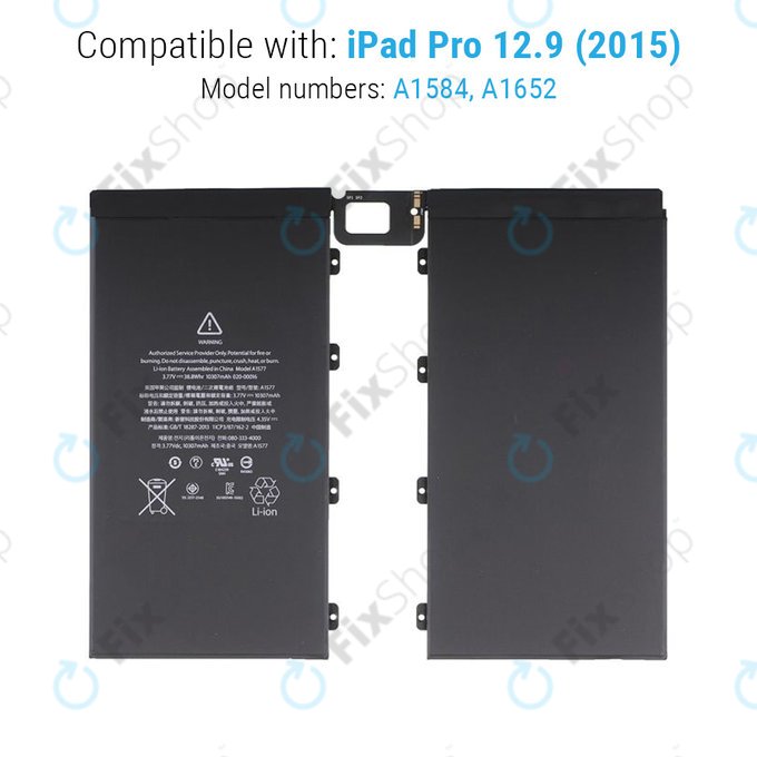 Apple iPad Pro 12.9 (1st Gen 2015) - Baterie 10307mAh