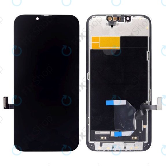 Ecran Hard OLED pentru iPhone 13, Sticlă tactilă cu ramă, FixPremium