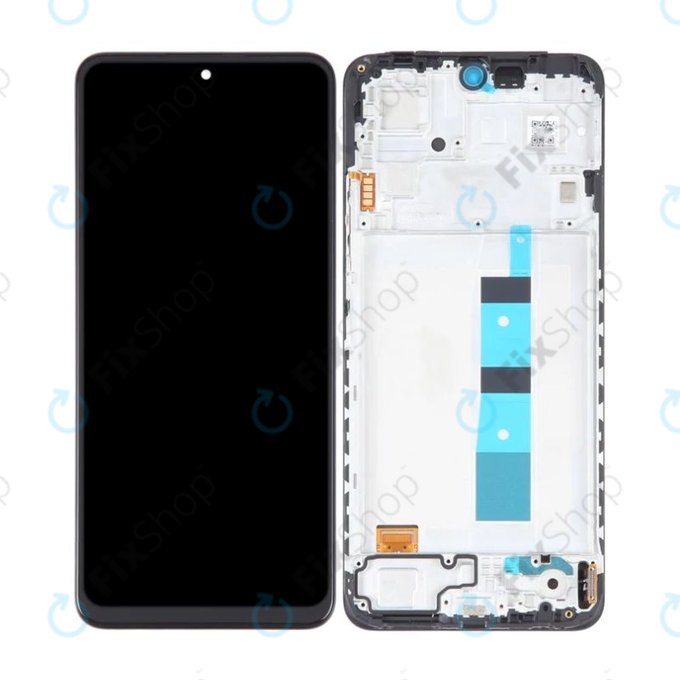 Xiaomi Redmi Note 12 - Ecran LCD + Sticlă Tactilă + Ramă (Onyx Gray) TFT