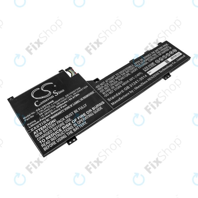 Baterie pentru Lenovo Yoga S740 14, IdeaPad S740-14IIL, 3950mAh, Li-Pol, 15.36V, L19L4PD2, HQ