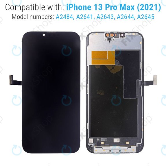 Ecran pentru iPhone 13 Pro Max, Sticlă tactilă cu ramă, Refurbished