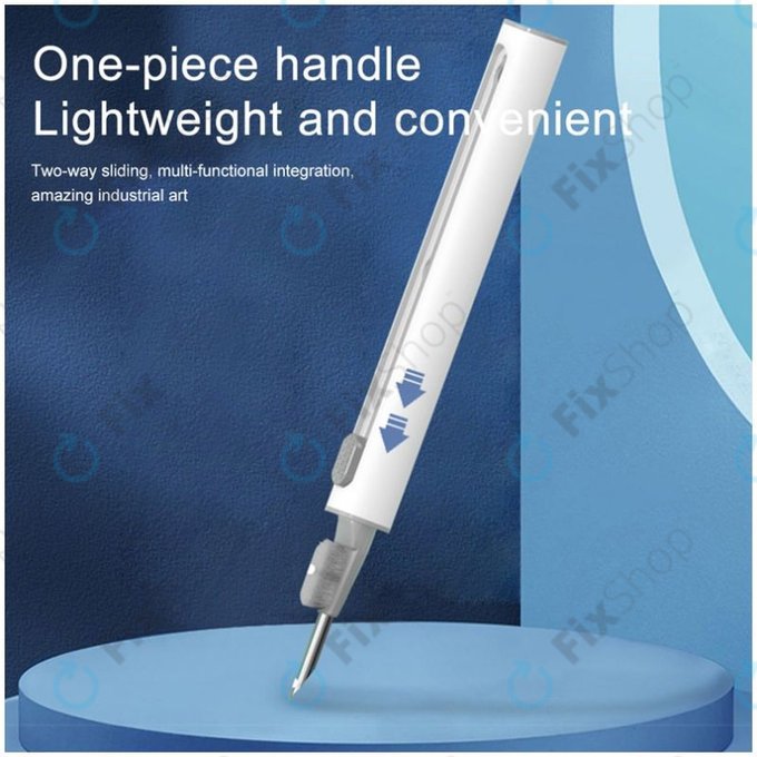 Stilou de curățare pentru curățarea telefoanelor și căștilor (alb)