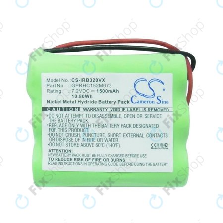 iRobot Braava 320, 321 - Baterie GPRHC152M073, 4408927 Ni-MH 7.2V 1500mAh HQ