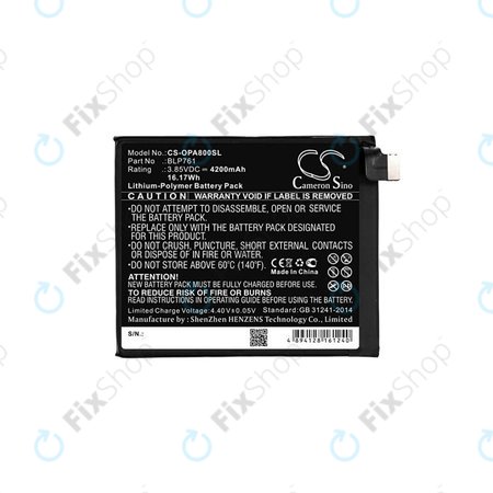 OnePlus 8 - Baterie BLP761 4200mAh HQ