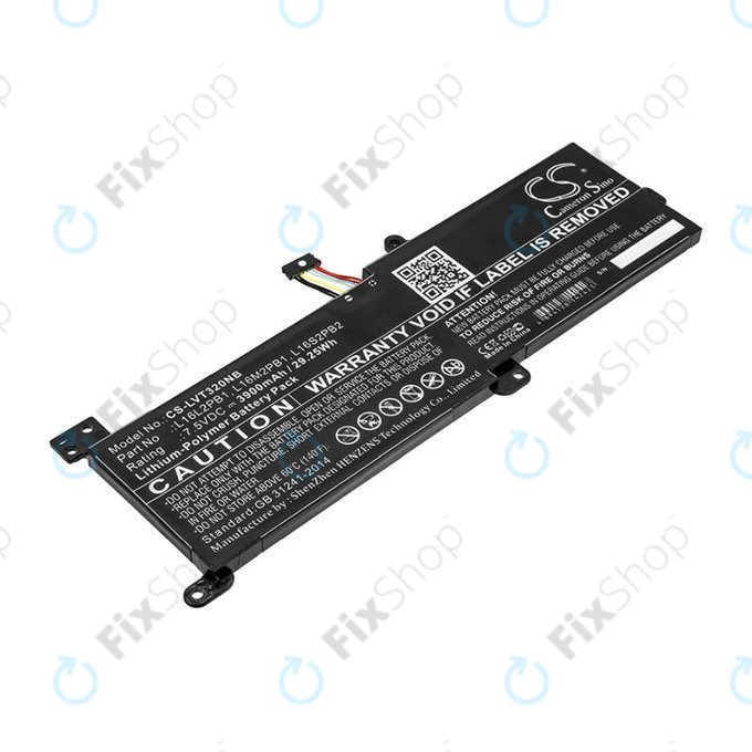 Baterie pentru Lenovo 320, 330, 520, Ideapad 320, 330, S145, 3900mAh, Li-Pol, 7.5V, L16L2PB1, HQ