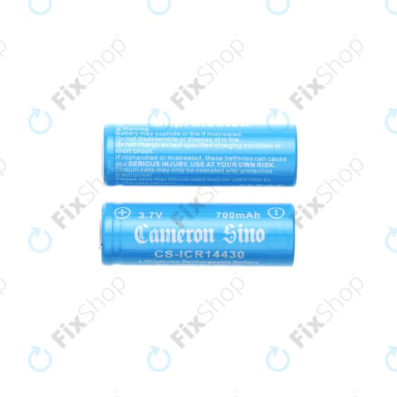 Baterie reîncărcabilă, 2 buc, 650mAh, Li-ion, 3.7V, 14430, HQ