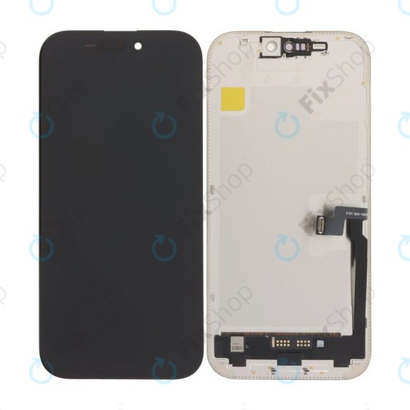 Ecran Soft OLED 120Hz pentru iPhone 16 Pro, Sticlă tactilă cu ramă, FixPremium