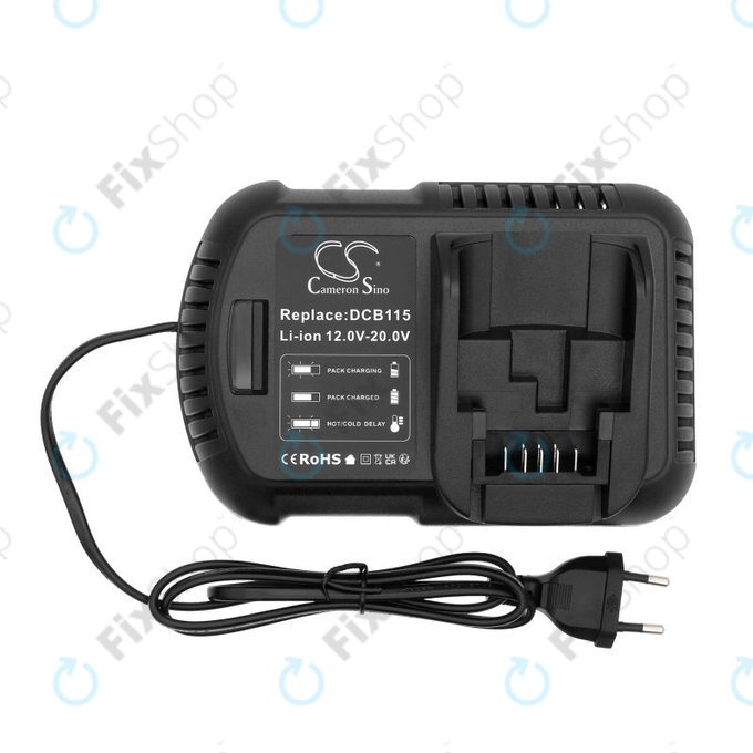 Încărcător pentru DeWalt 12-20V, DCB115, HQ