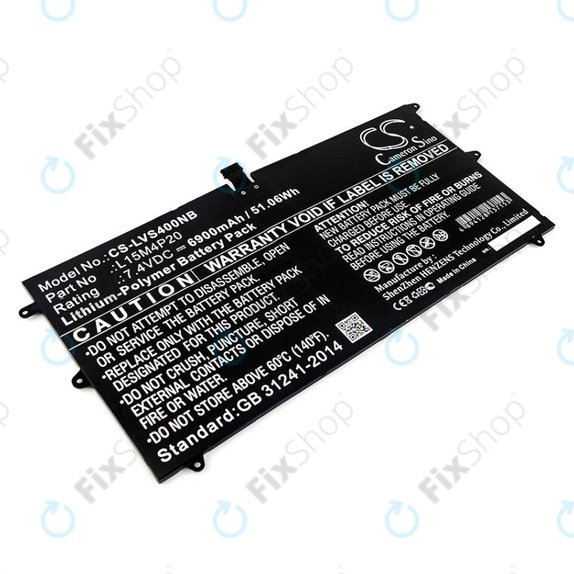 Baterie pentru Lenovo Yoga 4S, 900S, 6900mAh, Li-Pol, 7.4V, L15M4P20, HQ