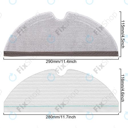 Xiaomi Roborock Q7, Q7+, Q7 Max, Q7 Max+, T8 - Set standard (Alb)