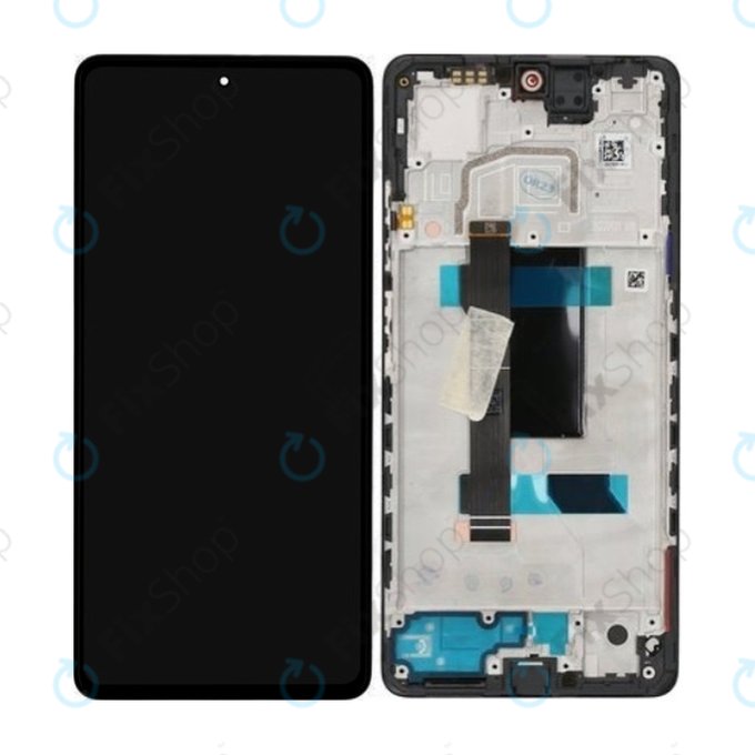 Xiaomi Redmi Note 12 Pro 5G - Ecran LCD + Sticlă Tactilă + Ramă (Midnight Black) - 5600010M1600 Genuine Service Pack