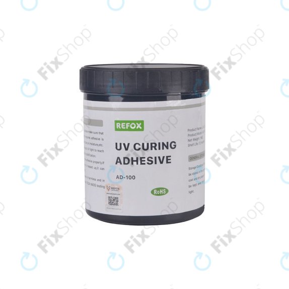 Refox AD-100 - Adeziv Rezistent la Apă cu Întărire UV (1kg)