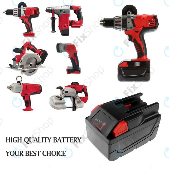 Baterie pentru Milwaukee 0721-20, V28 Vc, Wurth Bs 28-A Combi, 4000mAh, Li-Ion, 28V, 48-11-2830, HQ