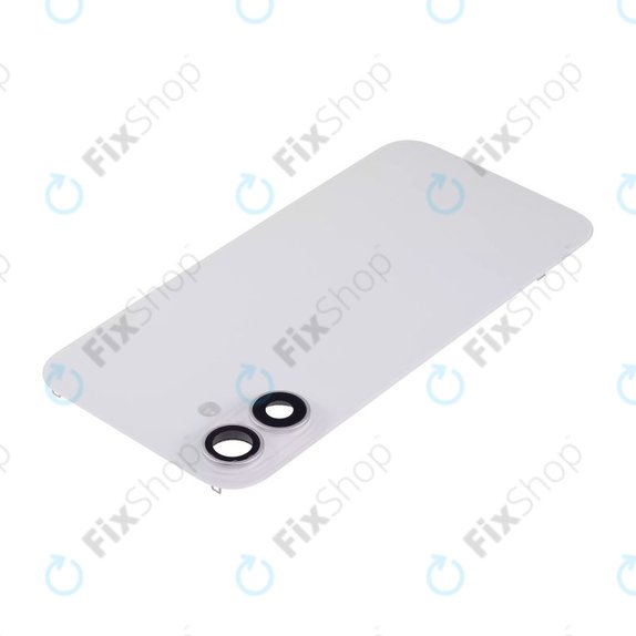 Apple iPhone 16 Plus - Sticlă pentru carcasa din spate + Sticlă cameră + Placă metalică + Magneți MagSafe (White)