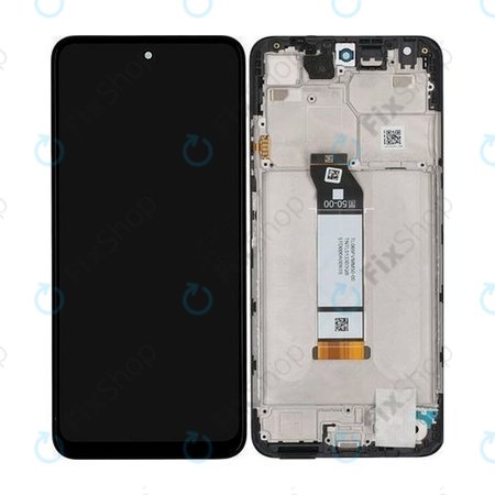 Xiaomi Poco M3 Pro - Ecran LCD + Sticlă Tactilă + Ramă (Power Black) - 560002K19P00 Genuine Service Pack