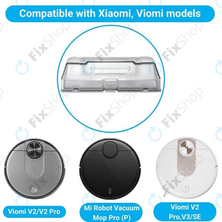 Xiaomi Mi Robot Vacuum Mop Pro (P), Viomi V2 Pro, V3, SE - Tavă pentru praf