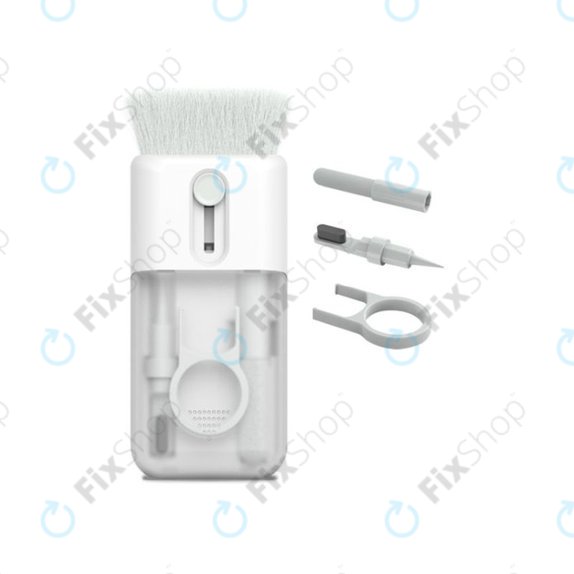 Instrument de curățare multifuncțional cu extractor de chei și cârpă, 6 în 1