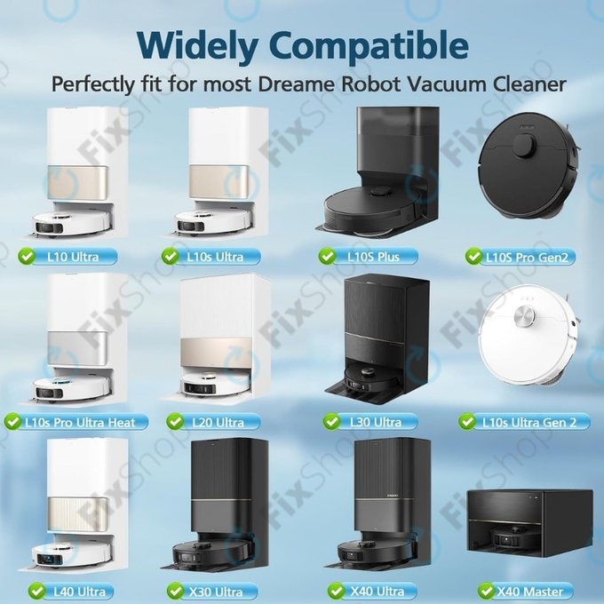 Mop, 2 buc. pentru Xiaomi Dreame X40 Ultra, L40 Ultra, L10s Ultra, Pro Gen2, Mova E30 Ultra