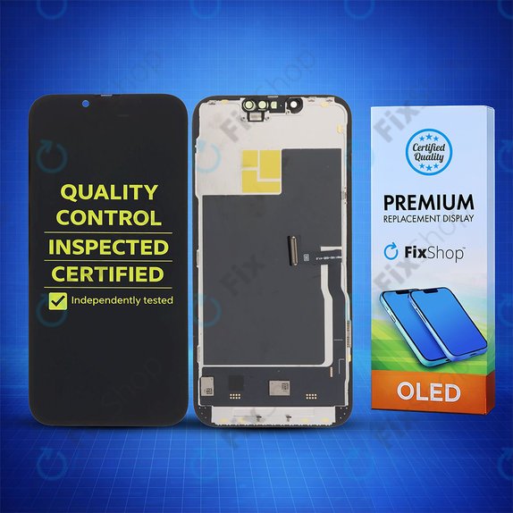 Ecran Soft OLED 120Hz pentru iPhone 13 Pro, Sticlă tactilă cu ramă, FixPremium