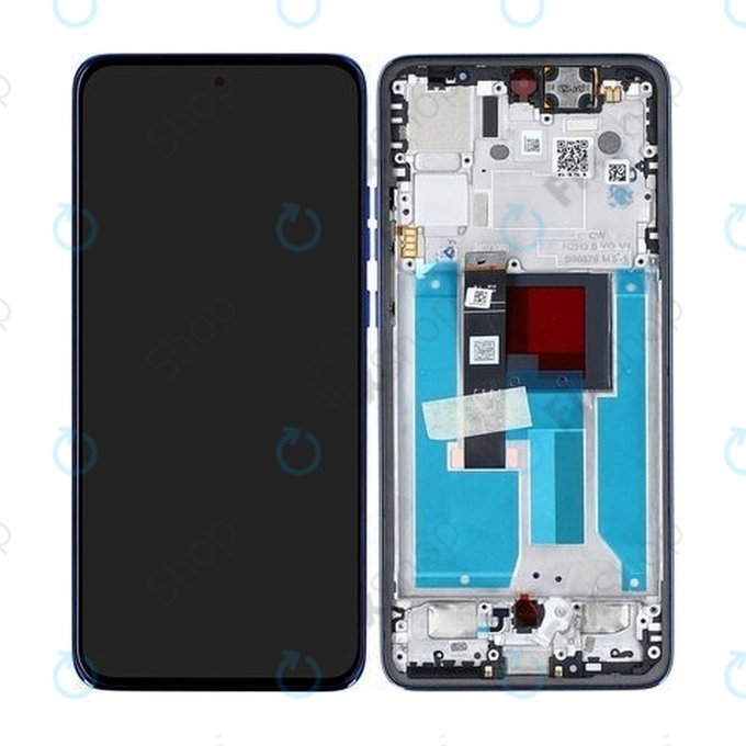 Motorola Edge 50 Neo - Ecran LCD + Sticlă Tactilă + Ramă (Nautical Blue) - 5D68C28686 Genuine Service Pack